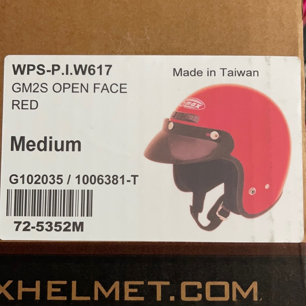 GM2S Open Face Helmet (Unisex)